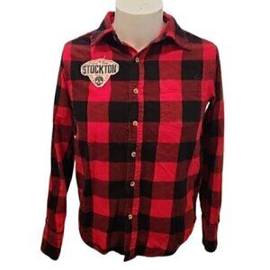 [Arizona Jeans] Red Flannel Button Down - Size XL